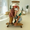 image:imageFunky Junque Kids 2 Tone Trucker Snapback Hat for Baby Toddler amp ChildrenLoverboy  RedBeige