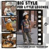 image:imageFunky Junque Kids 2 Tone Trucker Snapback Hat for Baby Toddler amp ChildrenMac  Cheese Enthusiast  CamelBeige