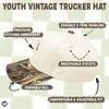 image:imageFunky Junque Kids 2 Tone Trucker Snapback Hat for Baby Toddler amp ChildrenMallard Duck  Wood CamoBeige
