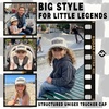 image:imageFunky Junque Kids 2 Tone Trucker Snapback Hat for Baby Toddler amp ChildrenMisbehavin  LeopardBeige