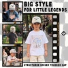 image:imageFunky Junque Kids 2 Tone Trucker Snapback Hat for Baby Toddler amp ChildrenRad Kids Society  Checker Print  BlackBeige