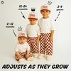 image:imageFunky Junque Kids 2 Tone Trucker Snapback Hat for Baby Toddler amp ChildrenSnacks for Dinner  RedBeige