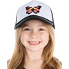 image:imageFunky Junque Kids Mesh Baseball Hat Toddler Adjustable Trucker CapButterfly  BlackWhite