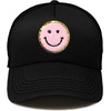 image:imageFunky Junque Kids Mesh Baseball Hat Toddler Adjustable Trucker CapSmiley  BlackPink