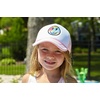 image:imageFunky Junque Kids Mesh Baseball Hat Toddler Adjustable Trucker CapSmiley W Lightning Bolt  Light PinkWhite
