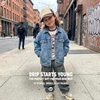 image:imageFunky Junque Kids Trucker Hat Toddler Boys amp Girls Flat Brim Baseball CapBeigeBrown