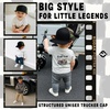 image:imageFunky Junque Kids Trucker Hat Toddler Boys amp Girls Flat Brim Baseball CapBlack W Camo Mesh