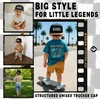 image:imageFunky Junque Kids Trucker Hat Toddler Boys amp Girls Flat Brim Baseball CapBubba  BlackFaux Leather