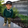image:imageFunky Junque Kids Trucker Hat Toddler Boys amp Girls Flat Brim Baseball CapBubba  BlackFaux Leather