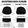 image:imageFunky Junque Kids Trucker Hat Toddler Boys amp Girls Flat Brim Baseball CapBubba  BlackFaux Leather