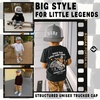 image:imageFunky Junque Kids Trucker Hat Toddler Boys amp Girls Flat Brim Baseball CapBubs  GreyWhite