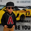 image:imageFunky Junque Kids Trucker Hat Toddler Boys amp Girls Flat Brim Baseball CapChecker Brim  Black