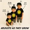 image:imageFunky Junque Kids Trucker Hat Toddler Boys amp Girls Flat Brim Baseball CapChecker Brim  Black