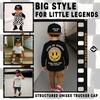 image:imageFunky Junque Kids Trucker Hat Toddler Boys amp Girls Flat Brim Baseball CapCool Kids Club  BlackFaux Leather Brim