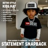 image:imageFunky Junque Kids Trucker Hat Toddler Boys amp Girls Flat Brim Baseball CapDude  BlackWhite