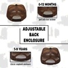 image:imageFunky Junque Kids Trucker Hat Toddler Boys amp Girls Flat Brim Baseball CapEasy Tiger  BeigeBrown