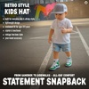 image:imageFunky Junque Kids Trucker Hat Toddler Boys amp Girls Flat Brim Baseball CapGrey W White Mesh