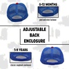 image:imageFunky Junque Kids Trucker Hat Toddler Boys amp Girls Flat Brim Baseball CapIts a Bad Day to Be a Hot Dog  WhiteRedBlue