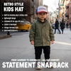 image:imageFunky Junque Kids Trucker Hat Toddler Boys amp Girls Flat Brim Baseball CapIts a Bad Day to Be a Hot Dog  WhiteRedBlue
