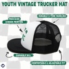 image:imageFunky Junque Kids Trucker Hat Toddler Boys amp Girls Flat Brim Baseball CapLater Alligator  BlackWhite