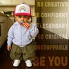 image:imageFunky Junque Kids Trucker Hat Toddler Boys amp Girls Flat Brim Baseball CapRainbow  Hot PinkWhite