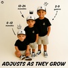 image:imageFunky Junque Kids Trucker Hat Toddler Boys amp Girls Flat Brim Baseball CapSkull  BlackWhite