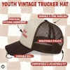 image:imageFunky Junque Kids Trucker Hat Toddler Boys amp Girls Flat Brim Baseball CapThis Actually is My First Rodeo  BeigeBrown