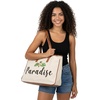 image:imageFunky Junque Large Canvas Tote Bag Womens Beach Shoulder PurseParadise