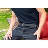 image:imageFunky Junque Mens Braided Stretch Belt Golf Elastic RopeBlackGrey Mix