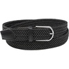image:imageFunky Junque Mens Braided Stretch Belt Golf Elastic RopeBlackGrey Mix