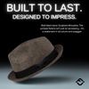 image:imageFunky Junque Mens Panama Porkpie Fedora Linen Summer Beach HatCoffee Brown