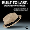 image:imageFunky Junque Mens Panama Porkpie Fedora Linen Summer Beach HatSand