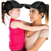 image:imageFunky Junque Mommy Me Criss Cross Ponytail Baseball Cap Set2 Pack Black