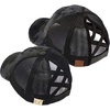 image:imageFunky Junque Mommy Me Criss Cross Ponytail Baseball Cap Set2 Pack Camo  Jet Black