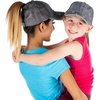 image:imageFunky Junque Mommy Me Criss Cross Ponytail Baseball Cap Set2 Pack Grey