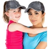 image:imageFunky Junque Mommy Me Criss Cross Ponytail Baseball Cap Set2 Pack Grey
