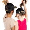 image:imageFunky Junque Mommy Me Criss Cross Ponytail Baseball Cap Set2 Pack Leopard Black