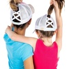image:imageFunky Junque Mommy Me Criss Cross Ponytail Baseball Cap Set2 Pack Tie Dye Cotton Candy WMesh