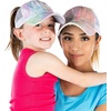 image:imageFunky Junque Mommy Me Criss Cross Ponytail Baseball Cap Set2 Pack Tie Dye Cotton Candy WMesh