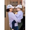 image:imageFunky Junque Mommy Me Criss Cross Ponytail Baseball Cap Set2 Pack Tie Dye Cotton Candy WMesh