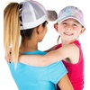 image:imageFunky Junque Mommy Me Criss Cross Ponytail Baseball Cap Set2 Pack Tie Dye Cotton Candy WMesh