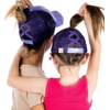 image:imageFunky Junque Mommy Me Criss Cross Ponytail Baseball Cap Set2 Pack Tie Dye Purple WMesh