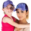 image:imageFunky Junque Mommy Me Criss Cross Ponytail Baseball Cap Set2 Pack Tie Dye Purple WMesh