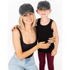 image:imageFunky Junque Mommy Me Criss Cross Ponytail Baseball Cap SetBasketweave  Black 2 Pack