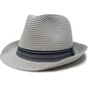 image:imageFunky Junque Packable Straw Fedora Mens Panama Trilby HatLight Grey