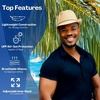 image:imageFunky Junque Packable Straw Fedora Mens Panama Trilby HatNatural Sand