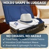 image:imageFunky Junque Packable Straw Fedora Mens Panama Trilby HatWhite Ivory