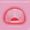 image:imageFunky Junque Premium Mesh Snapback Trucker Hat  Stylish Comfort for All  Patriotic Humor amp MoreBetter Late Than Ugly Light Pink