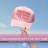 image:imageFunky Junque Premium Mesh Snapback Trucker Hat  Stylish Comfort for All  Patriotic Humor amp MoreBetter Late Than Ugly Light Pink