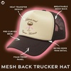image:imageFunky Junque Premium Mesh Snapback Trucker Hat  Stylish Comfort for All  Patriotic Humor amp MoreBikinis  Espresso Martinis  BeigeBrown